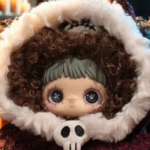 Maymei Winter Weirdness Series Plush NIB - Ghost Puppy - Picture 3 of 6